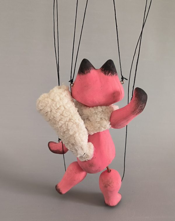 Fox puppet - axamarionettes shop