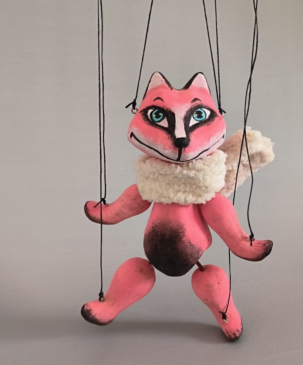Fox puppet - axamarionettes shop