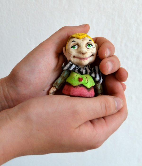 House elf ceramic doll original gift
