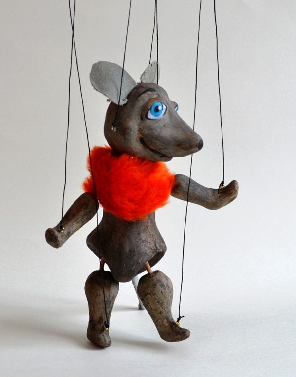mouse puppet axamarionettes e-shop