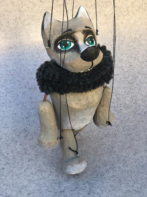 dog puppet axamarionettes e-shop