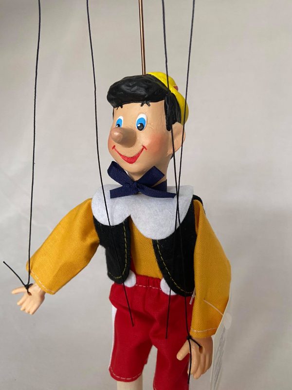 Little Pinocchio Czech family puppet for sale