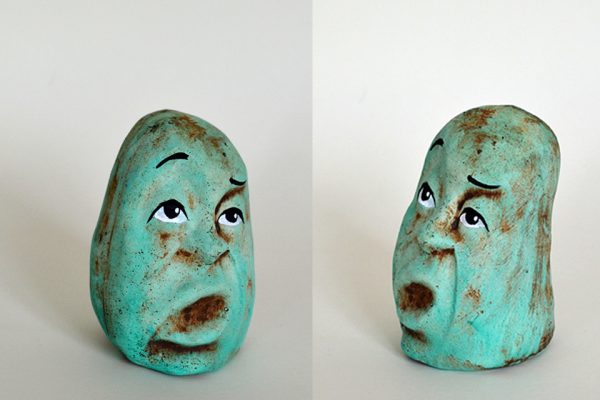Paperweight hand-made ceramic original gift