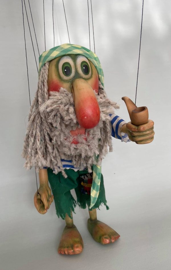 Goblin original wooden puppet for sale - Axamarionettes