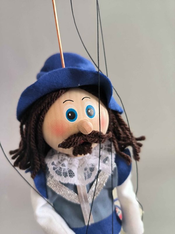 Courtier Puppet wooden Czech puppets for sale