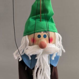 Dwarf Sleepy wooden Czech puppet for sale