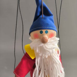 Dwarf Happy wooden Czech puppet for sale