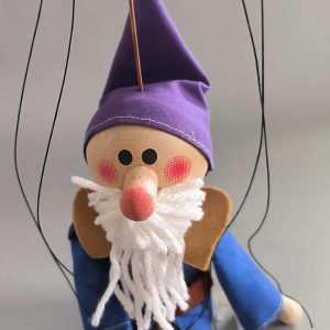 Dwarf Sneezy wooden Czech puppet for sale for sale
