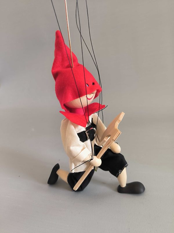 executioner wooden Czech puppet