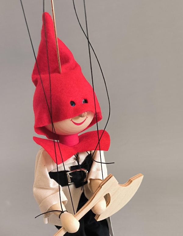 Headsman wooden Czech puppet for sale