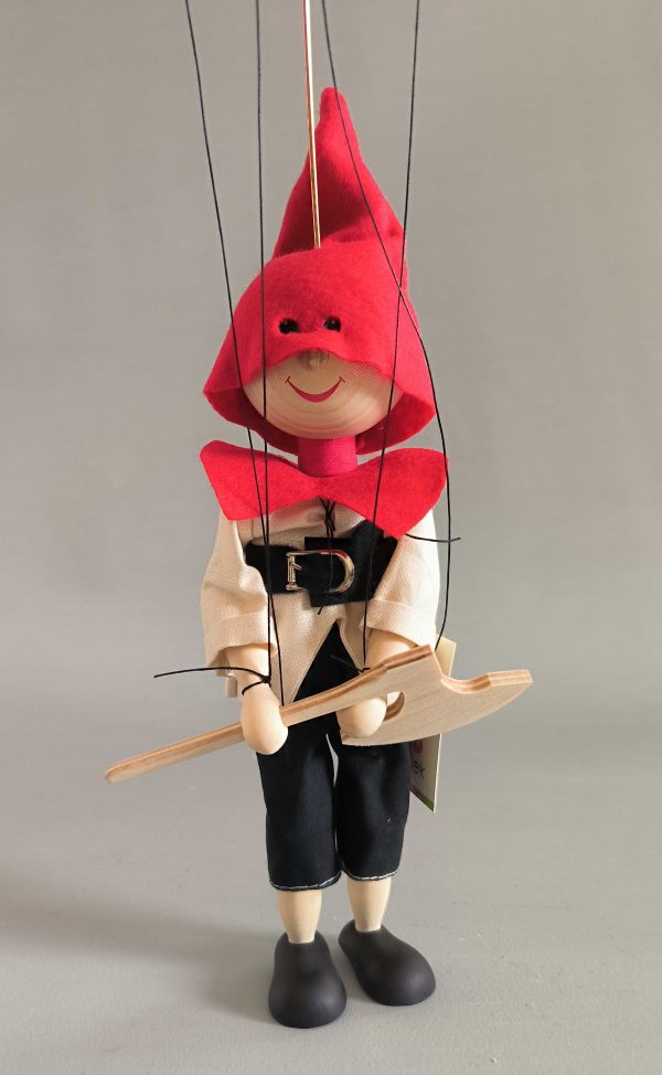 executioner wooden Czech puppet
