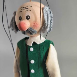 Father wooden Czech puppet for sale