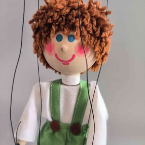 Hansel and Gretel wooden Czech puppet