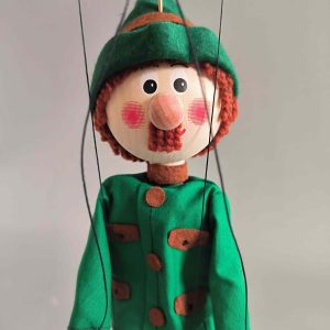 Huntsman wooden Czech puppet for sale