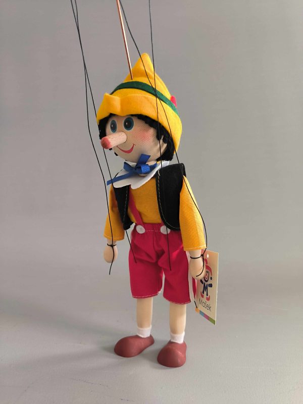 Pinocchio wooden Czech puppet