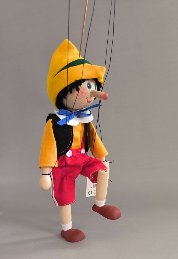 Pinocchio wooden Czech puppet