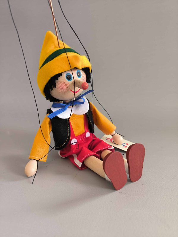 Pinocchio wooden Czech puppet for sale