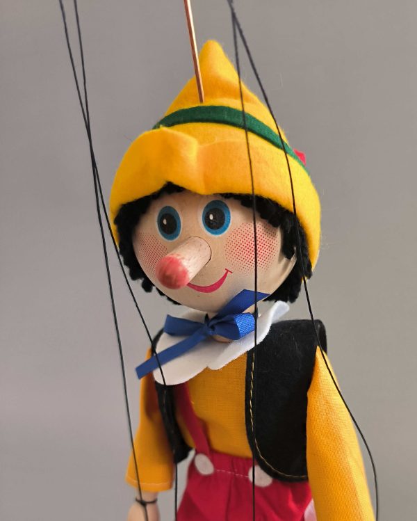 Wooden Pinocchio Czech puppet for sale