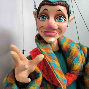 Wooden Gnome marionette - original puppets Axamarionettes