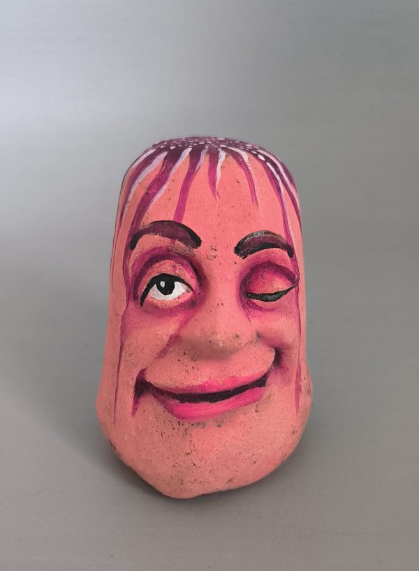 Ceramic Blissful Paperweight - handmade