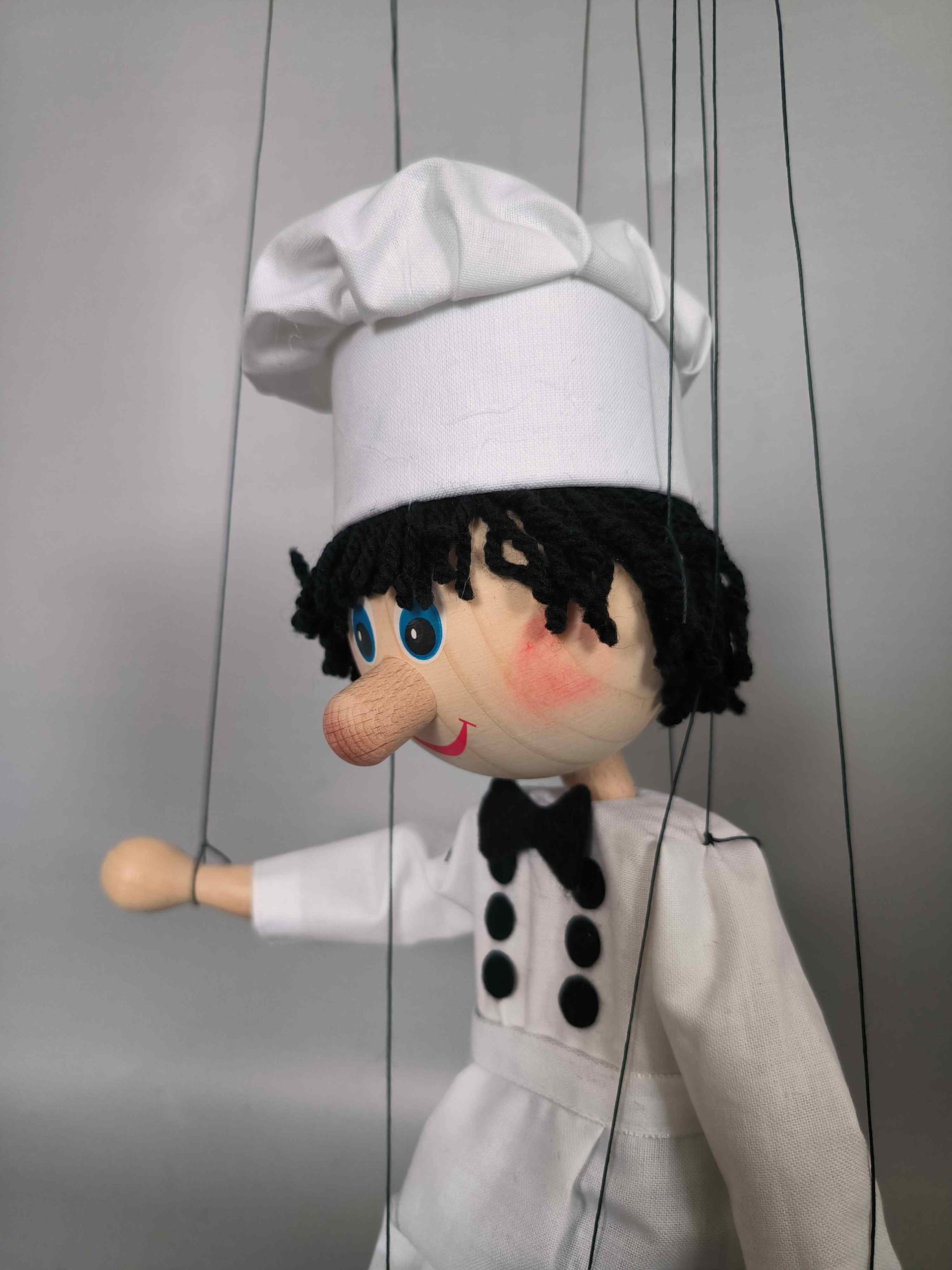 Cheerful Master Chef Marionette - puppets for sale Axamarionettes