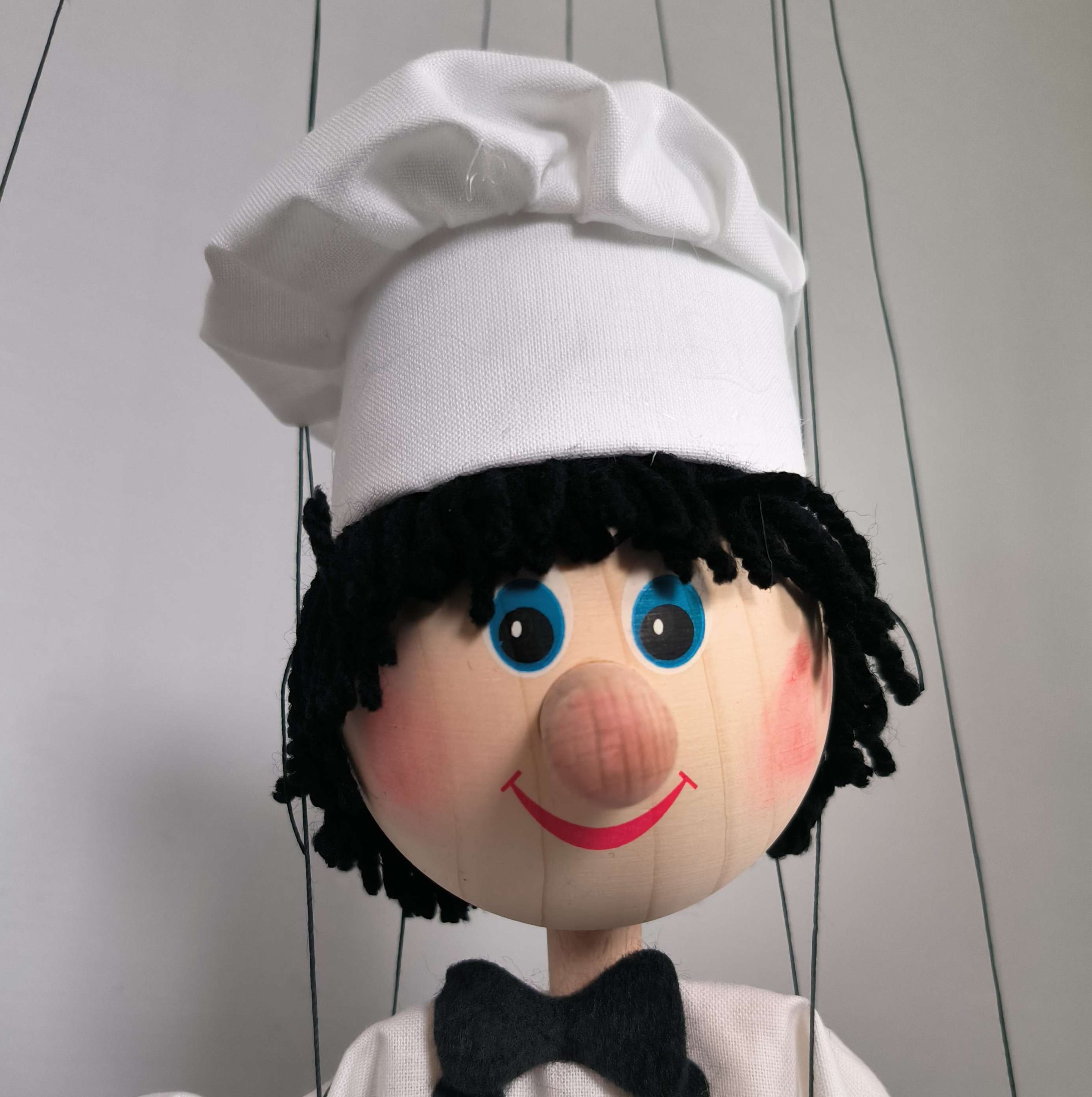 Cheerful Master Chef Marionette - puppets for sale Axamarionettes