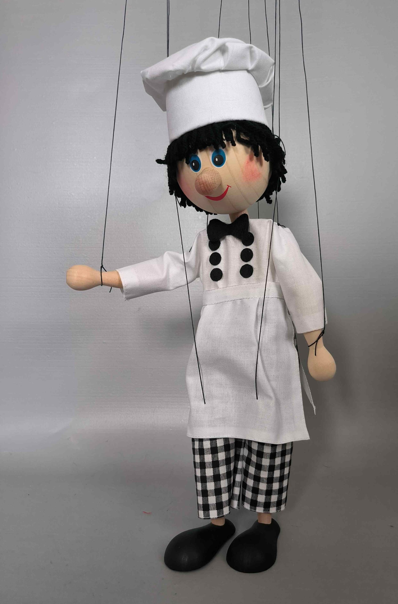 Cheerful Master Chef Marionette - puppets for sale Axamarionettes