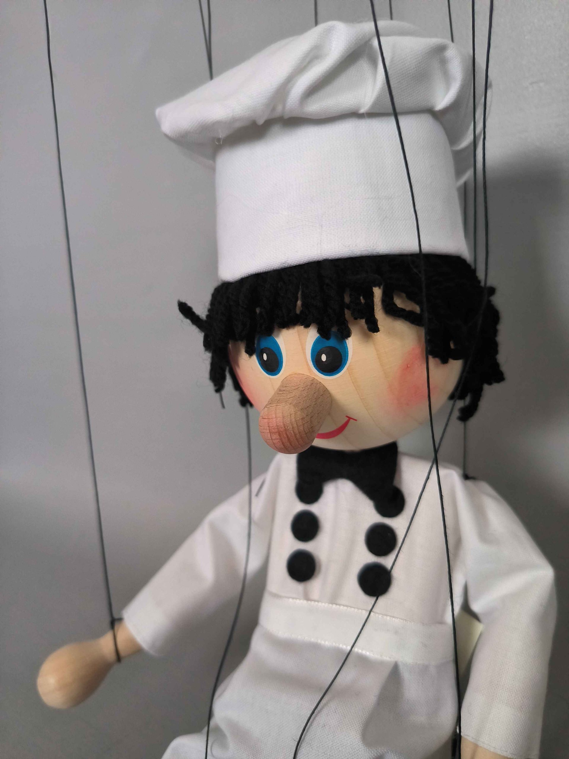 Cheerful Master Chef Marionette - puppets for sale Axamarionettes
