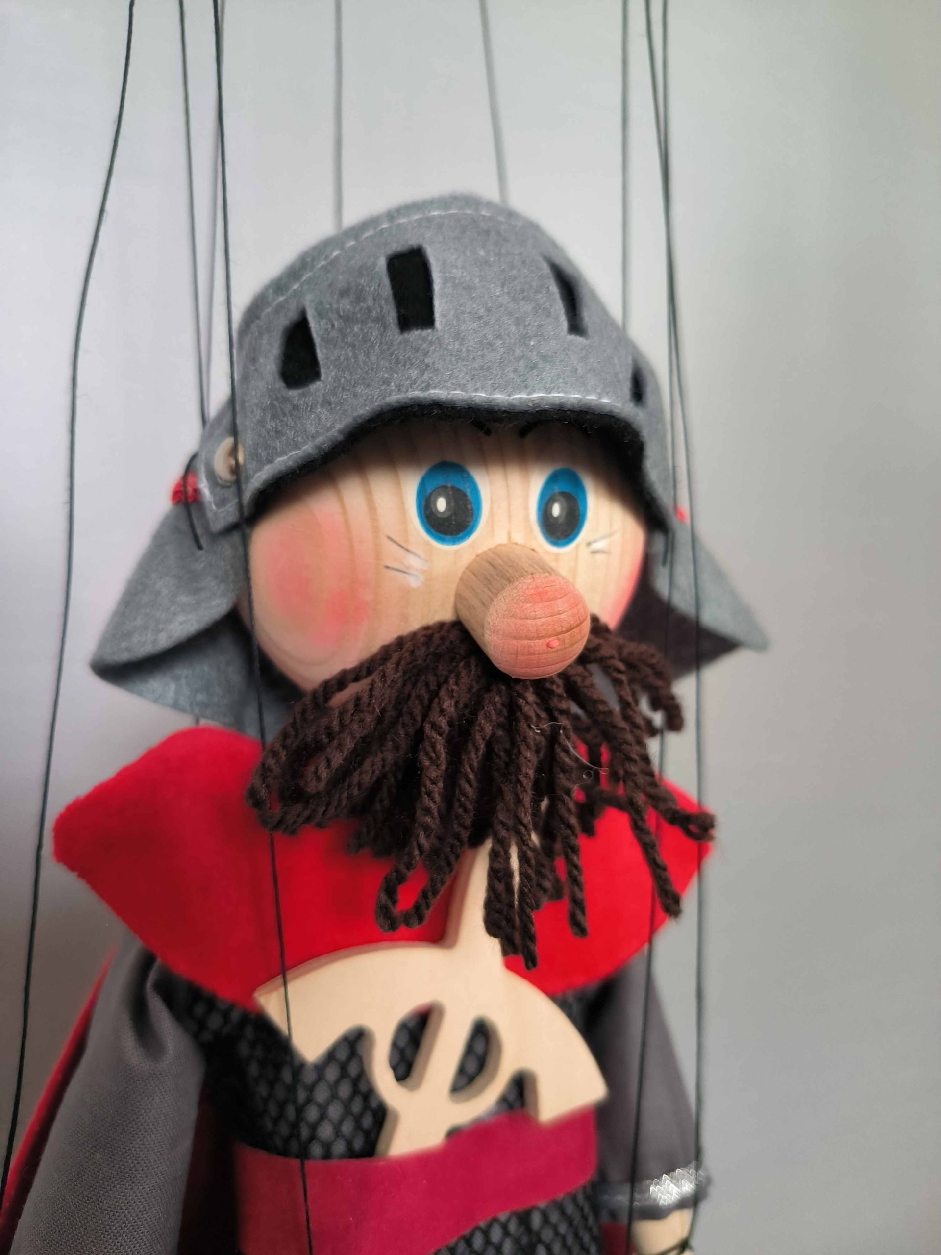 Fearless Knight Marionette - puppets for sale