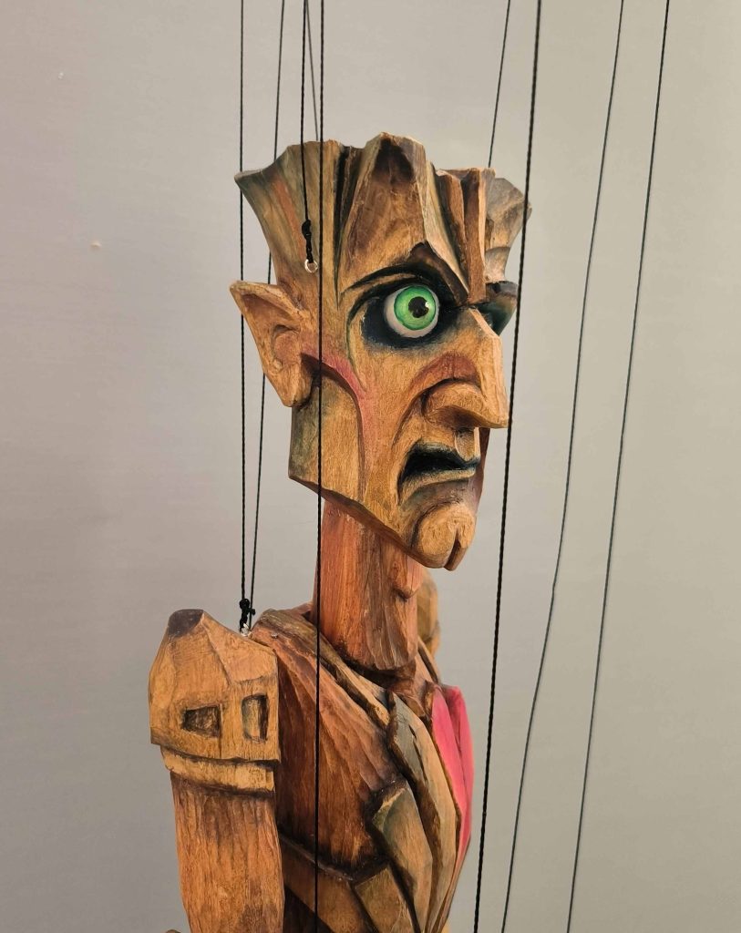 Custom wooden marionette