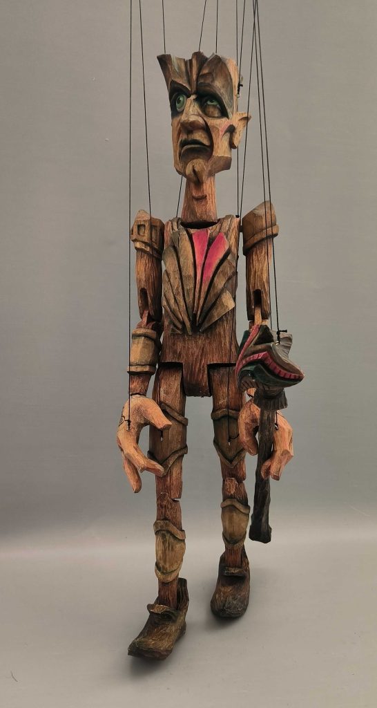 Custom wooden marionette