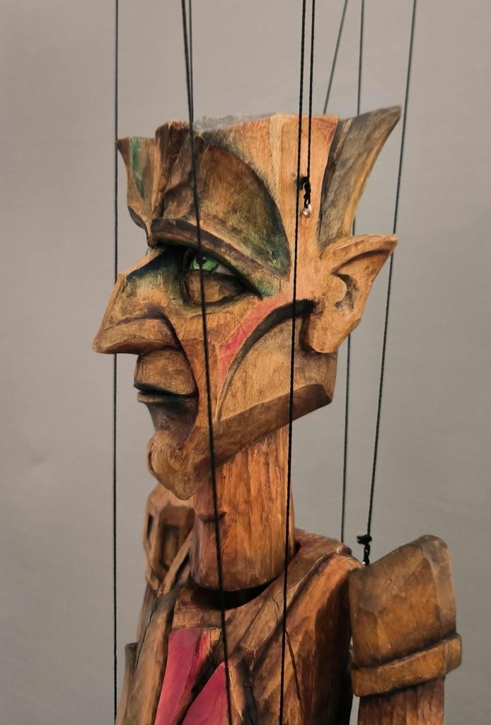 Custom wooden marionette