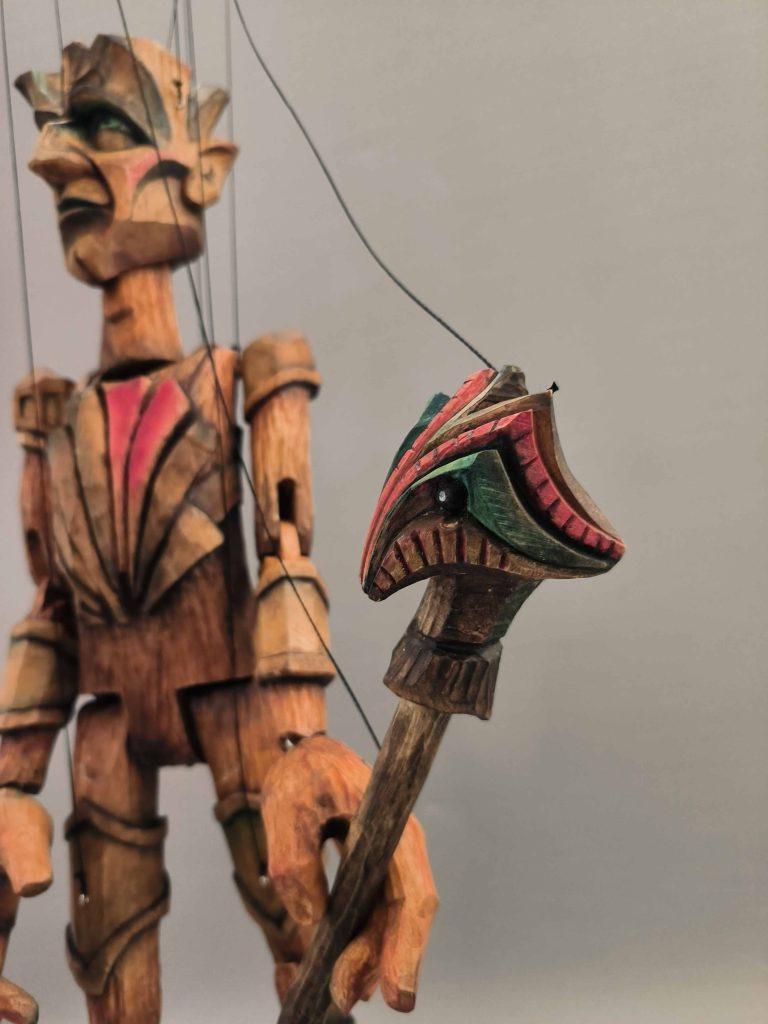 Custom wooden marionette