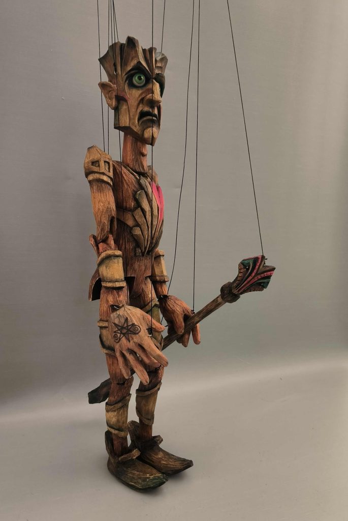 Custom wooden marionette